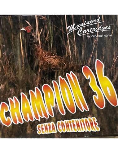 Cartucce calibro 12 Zanoletti Champion 36 grammi piombo 6