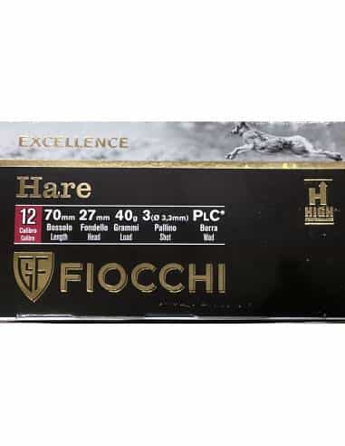Cartucce calibro 12 fiocchi hare excellence  40 grammi piombo 3