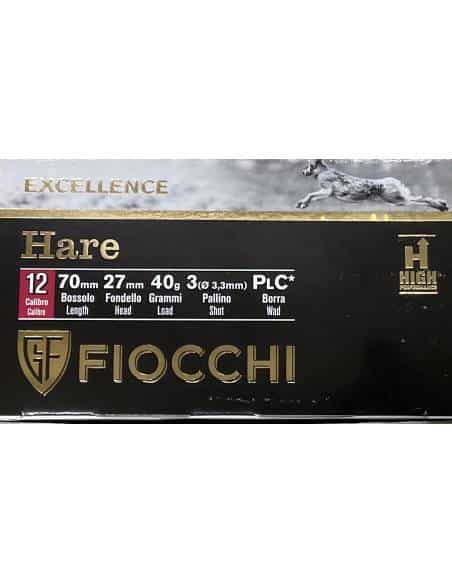 Cartucce calibro 12 fiocchi hare excellence  40 grammi piombo 3