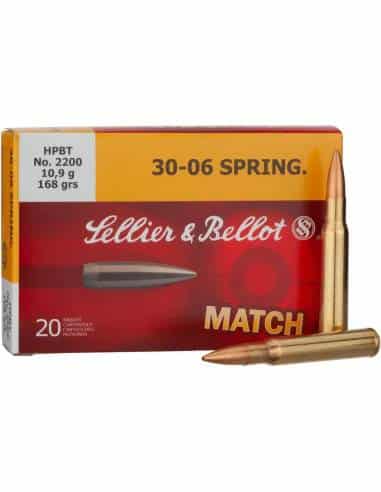 Sellier & Bellot Match Cal. 30-06 HPBT 10.9g 168 grs - 2200