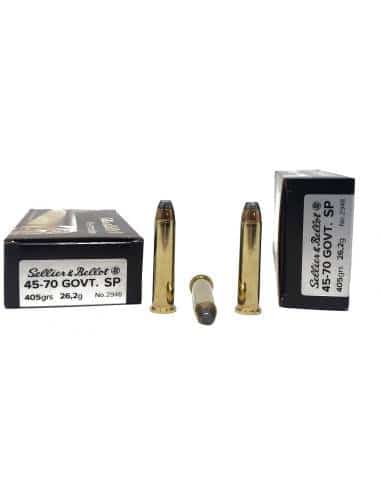 Colpi Cartucce  Munizioni Sellier & Bellot Cal. 45-70 GOVT. SP 405 grs 26.2g - 2948
