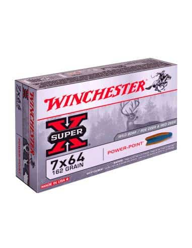 Cartucce munizioni per caeabina Winchester Power-Point Cal. 7x64 16
