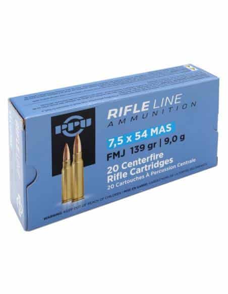 PPU Cal. 7,5x54 MAS FMJ 139 gr 9.0g