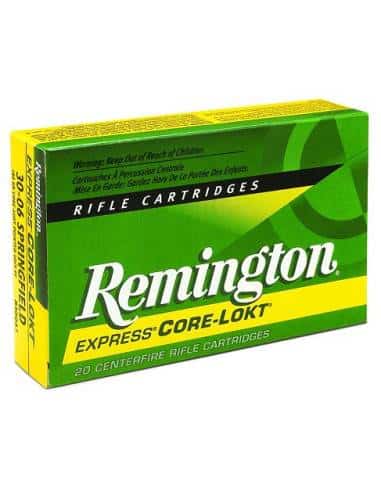 Cartucce colpi munizioni Remington Express Core-Lokt Cal. 25-06 R 120 gr - R25063