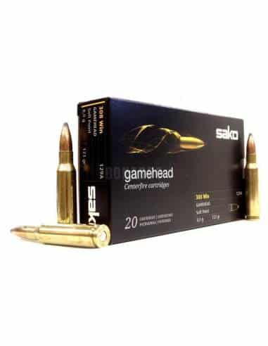 Sako gamehead Cal. 308W Soft Point 8.0g 123 gr - 129A