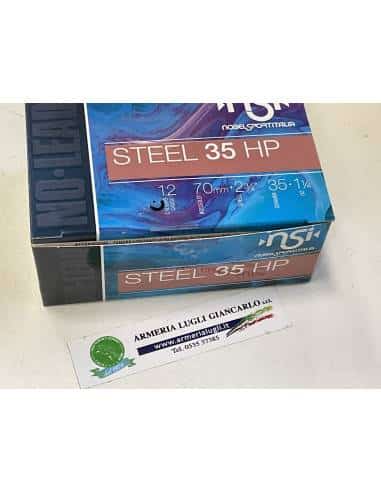 Cartucce nsi Nobel sport steel piombo numero 2 3/4 grammi 35