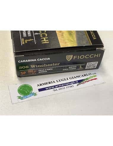 Cartucce fiocchi 308 wincchester sp180grani hunting rifle