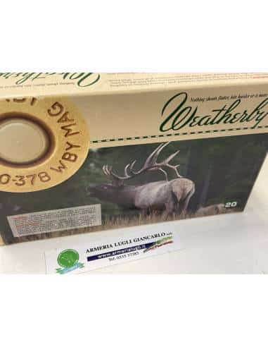 Cartucce weatherby calibro 30-378 wby 165 grani