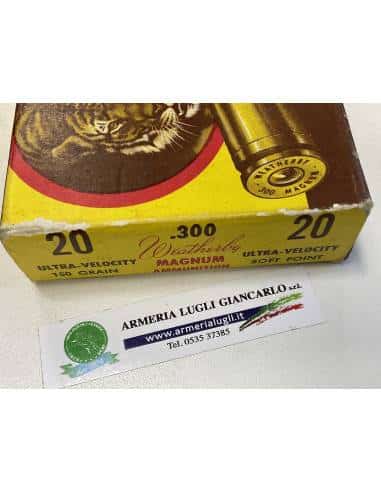 Munizioni calibro 300 weatherby 150 grani