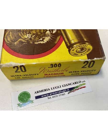 Munizioni calibro 300 weatherby 150 grani