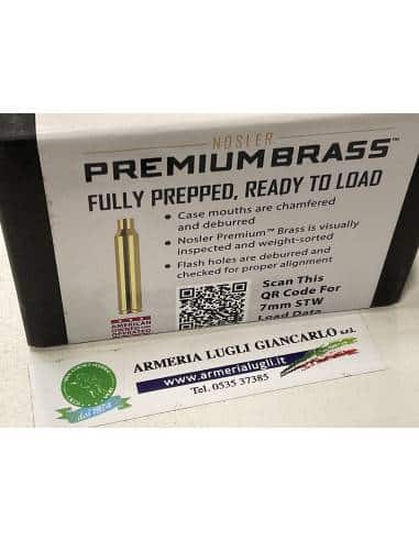 Bossoli nosler premium brass calibro 7MM STW 25 bossoli
