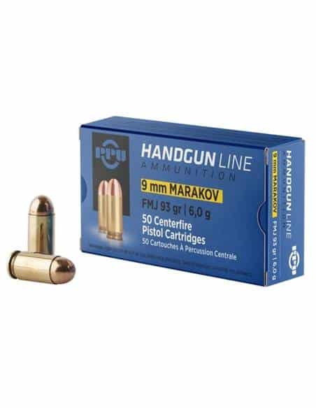 PPU Cal. 9 mm Makarov FMJ 93 gr 6.0g