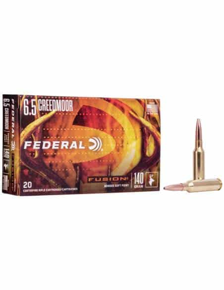 Federal Cal. 6.5 Creedmoor Bonded Soft Point 140 gr - F65CRDFS1