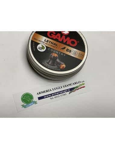 Pallini pellet piombini per carabina Gamo lethal calibro 4,5 quantità 100 pezzi Gamo Lethal Cal.4,5 0,36G