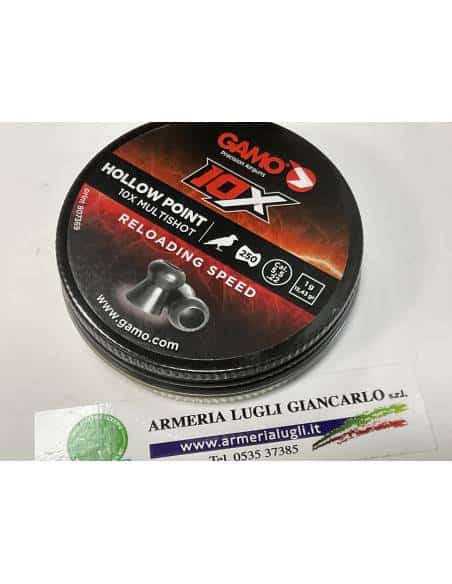 Pallini gamo10 x hollow point calibro 5,5 quantità 250