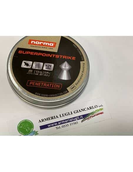 Pallini norma superpointstraike calibro 5,5 quantità 200
