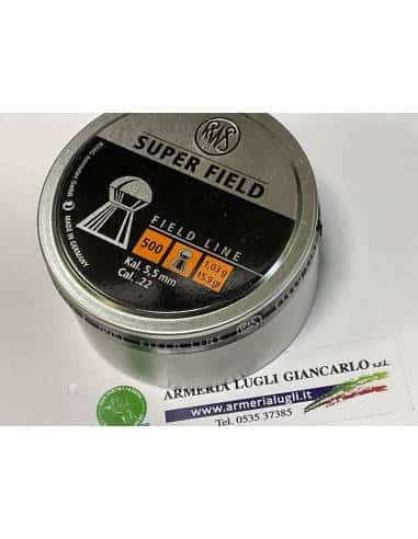 Pallini rws super field calibro 5,5 -22 quantità 500