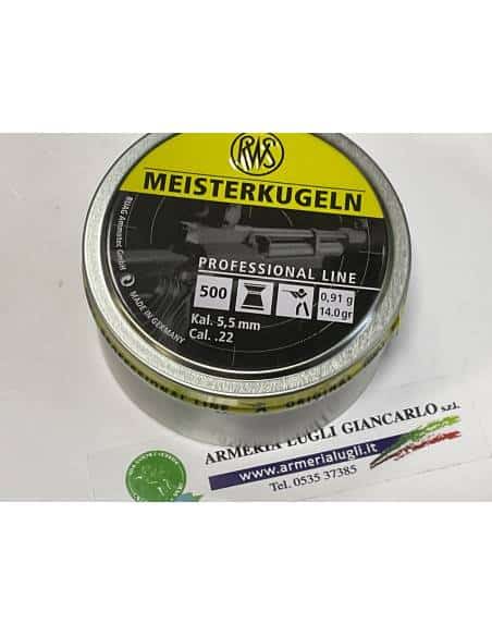 Pallini rws meisterkugeln calibro 5,5 quantità 500
