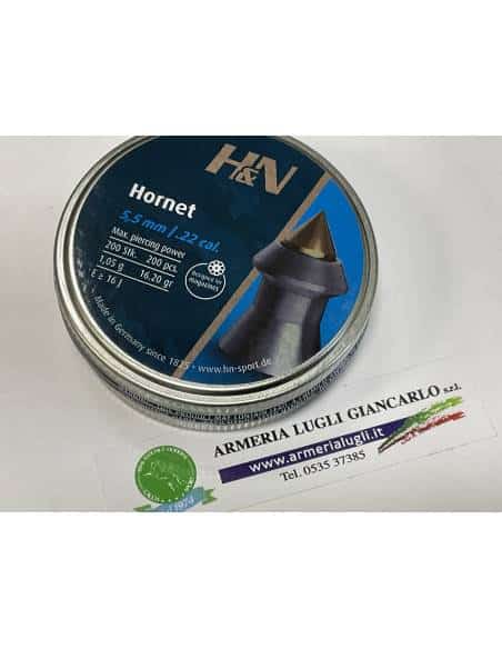 Pallini h&n hornet calibro 5,5 quantità 200