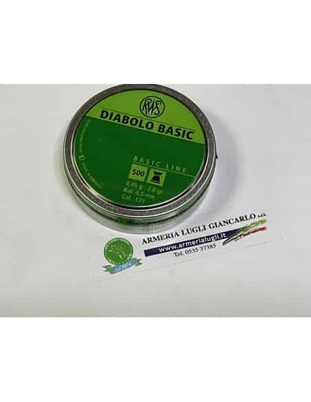 Pallini rws diablo basic calibro 4,5 quantità 500