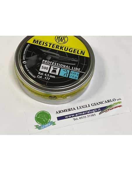Pallini rws meisterkugeln calibro 4,5 quantità 500