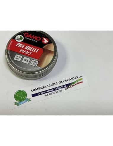 Pallini gamo pba bullet impact calibro 4,5 ramati quantità 125