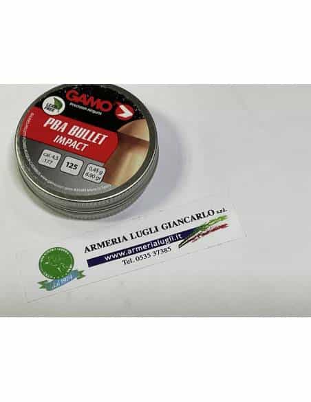 Pallini gamo pba bullet impact calibro 4,5 ramati quantità 125