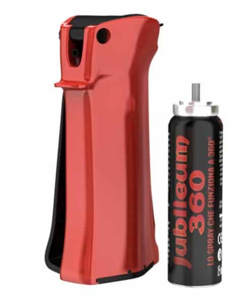 Spray al Peperoncino Jubileum 360 antiaggressione con impugnatura difesa personale