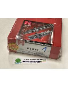 Die set hornady custom grade  calibro 6,5 x 55 codice 546282