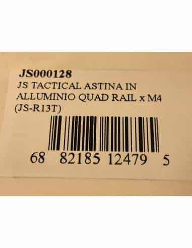js tactical astina in alluminio quad rail per m4 codice js000128
