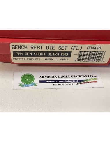 Bench rest die set fl 7mm rem short ultra magnum forster codice 004418