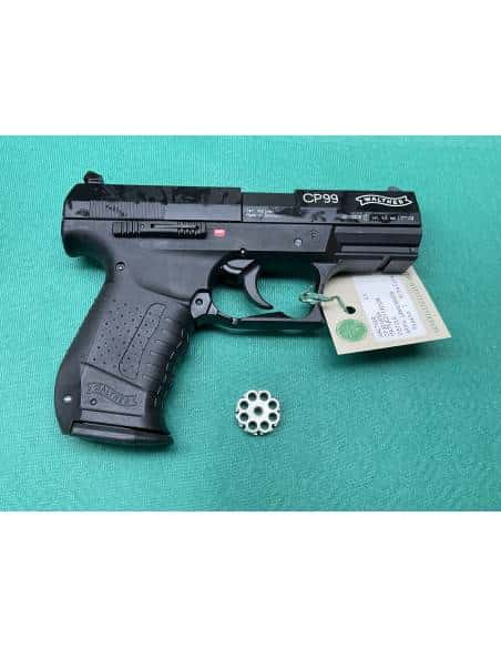 Umarex Walther modello CP99 nera calibro 4,5 co2 libera vendita pallini diabolo