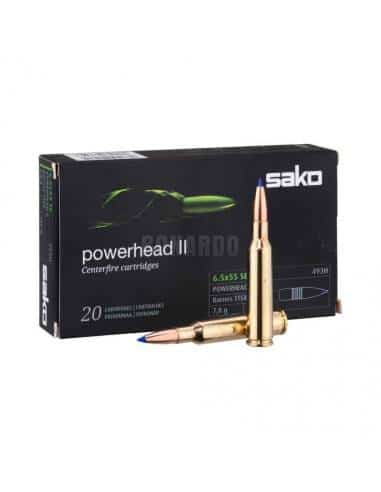 Sako powerhead II Barnes TTSX Cal. 6.5x55 SE 7.8g 120 gr - 493H