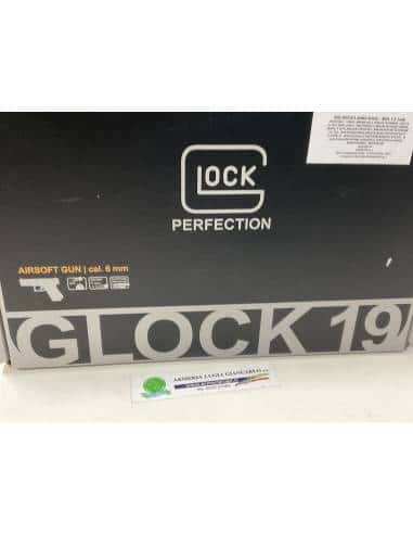Umarex airsoft softair gnu libera vendita 6mm glock 19 codice 2.6413 nera gen 3