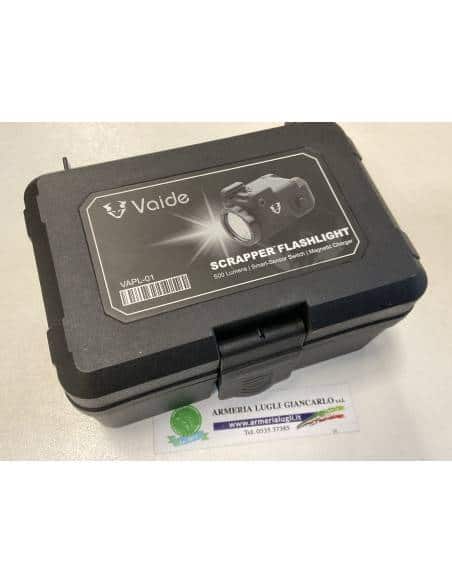 Tac Vector Optics vaide scarapper flashlight vapl-01 torcia a led 500 lumens subcompact nera per pistole codice sc000064