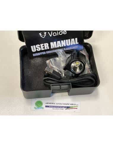 Tac Vector Optics vaide scarapper flashlight vapl-01 torcia a led 500 lumens subcompact nera per pistole codice sc000064