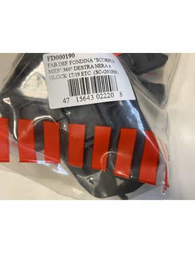 FAB Defense lvl 2 scorpus GIREVOLE FONDINA GLOCK 9mm 17 19 22 23 31 32 34 g-9sr- Codice fd000190