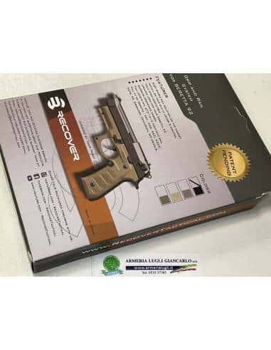 Cover per pistola in plastica Grip and rail system per beretta 92 Recover codice bc2 bc2-01colore nero