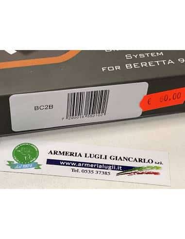 Cover per pistola in plastica Grip and rail system per beretta 92 Recover codice bc2 bc2-01colore nero