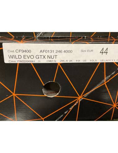 scarpone scarponcino marrone tempo libero  Crispi GORE-TEX wild evo ABSS gtx chestnut Numero 44 codice cf9400 brown marrone