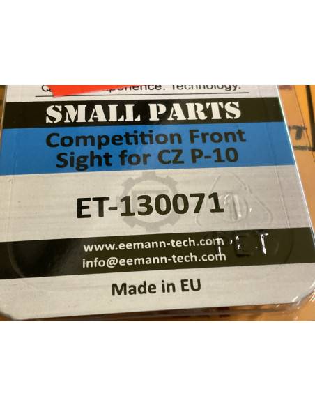 EEmann Tech - Mirino anteriore per pistola  CZ P 10 in fibra ottica ET-130071