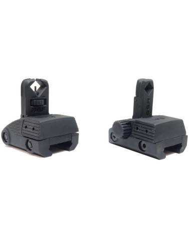 CAA - Set tacche di mira Flip Up in Polimero - Picatinny BGR BGF