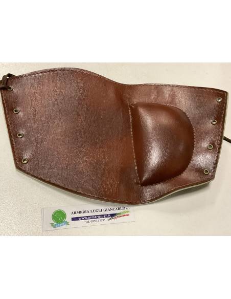 Poggia guancia per calci fucili carabine in pelle con spessore a lato
