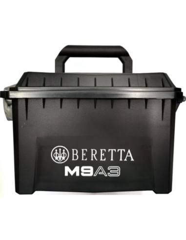 Valigetta  in plastica per pistole Beretta  Rigida Verticale Per Pistole M9A3 Nera codice SKU: C6A605