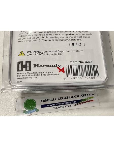 HORNADY BULLET COMPARATOR & BASIC INSERT SET B234 Comparatore della base ogiva