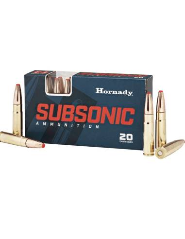 Hornady Subsonic Ammunition calibro 300 Blackout 190 grani SUB-X 20 cartucce codice 80877
