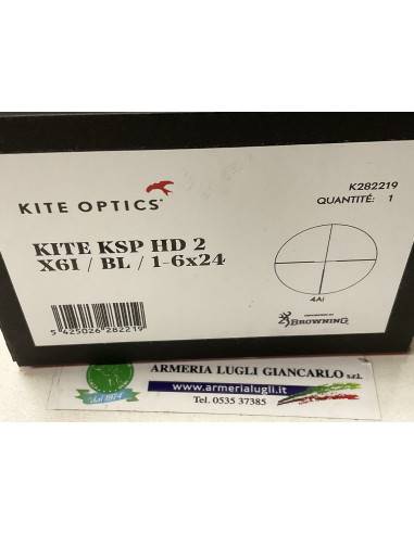 ottica kite ksp hd 2 x61 bl 1-6x24 codice k282219