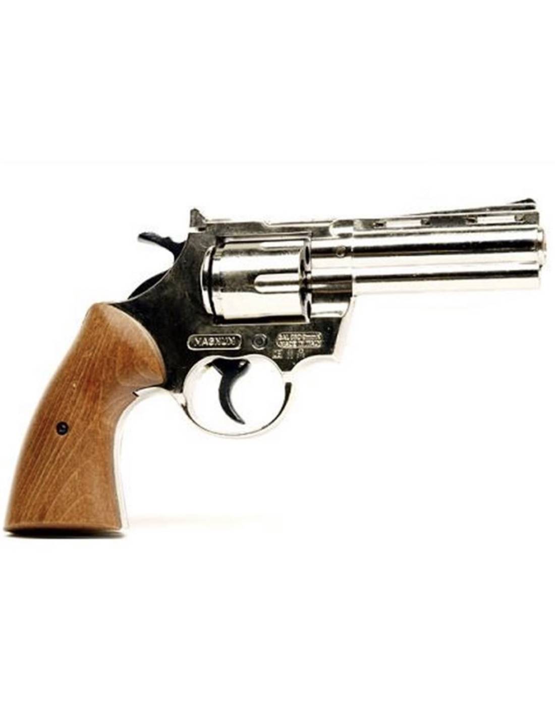 Revolver Bruni 4 pollici inox calibro 380 magnum a salve