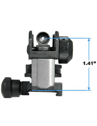 UTG Visor Integral Picatinny Mounting Deck with Sight, 95RS05 codice mnt-95rs05