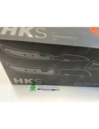 COLTELLO WALTHER HUNTING SET codice 50.735 modelo hks WALTHER HUNTER-3 SET COLTELLI -ORANGE